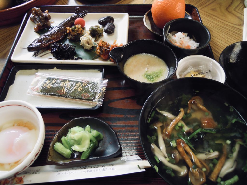 金湯館の朝食